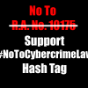 Petitioners To Unify Against R.A. No. 10175 Anti Cybercrime Law With #NoToCybercrimeLaw