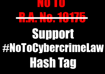 Petitioners To Unify Against R.A. No. 10175 Anti Cybercrime Law With #NoToCybercrimeLaw