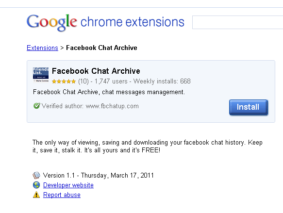 Google-Chrome-Extensions-Facebook-Chat-Archive