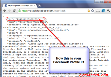 how to find id facebook profile