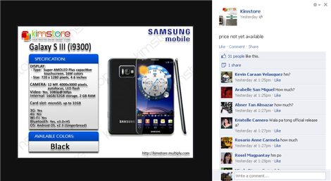 Kimstore Samsung Galaxy S III i9300