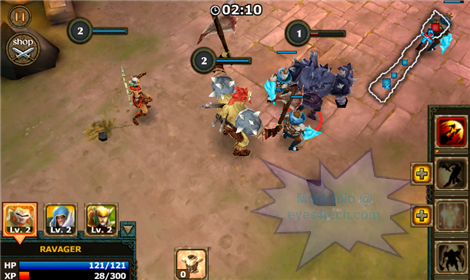 Legendary Heroes For Android Fight Scene