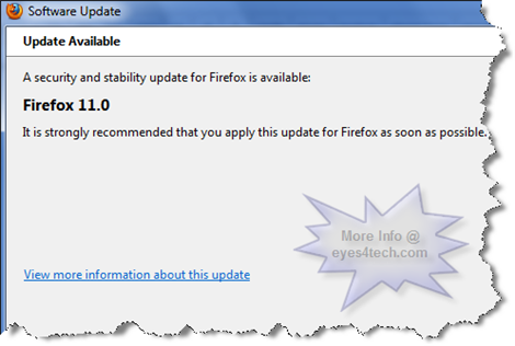 Mozilla Firefox 11 Update