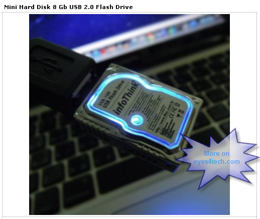 infoThink Smallest Hard Disk Ubiquitous USB Flash Drive Design