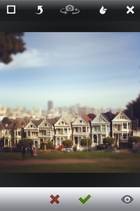 Tilt-shift Instagram