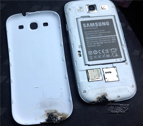 Samsung Galaxy S III Melted Down