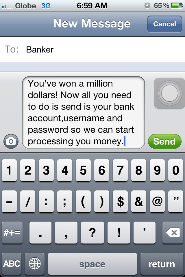 iPhone Phishing Attack