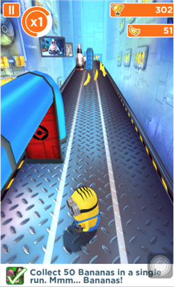 Despicable Me Minion Rush Game First Stage