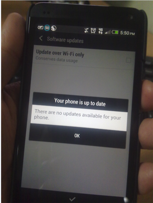 HTC One Android 4.2.2 update Waiting for it