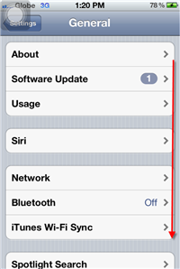 iPhone 4S Settings General Accessibility