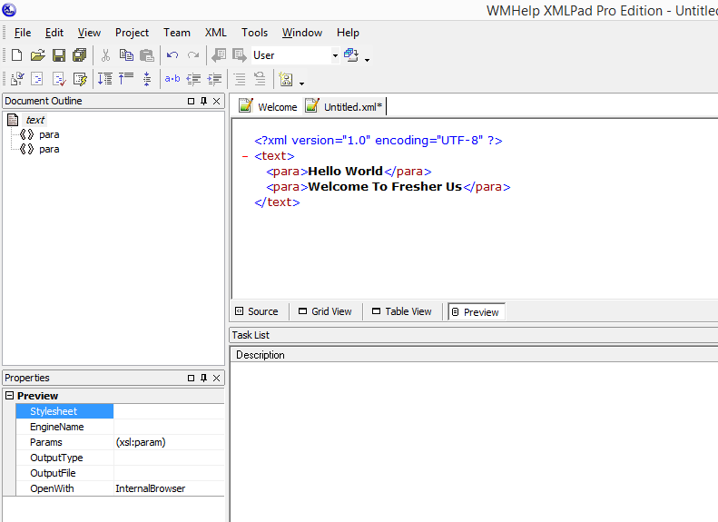 WMHelp XMLPad Amazing Free XML Editor