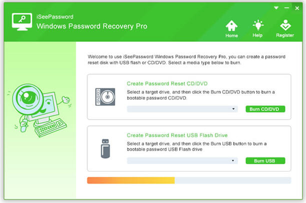 iSeePassword Windows Password Recovery Pro